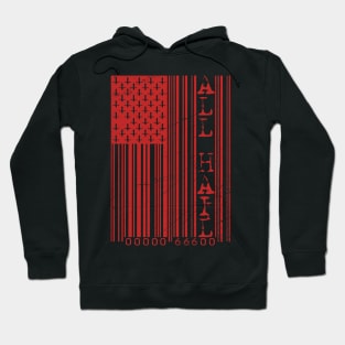 Satanic All Hail American Flag Hoodie